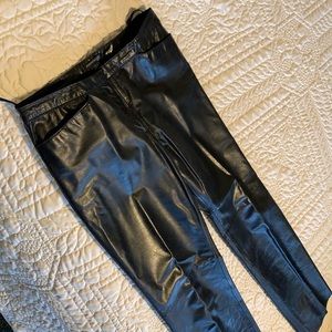 Luxe genuine leather dress pants.